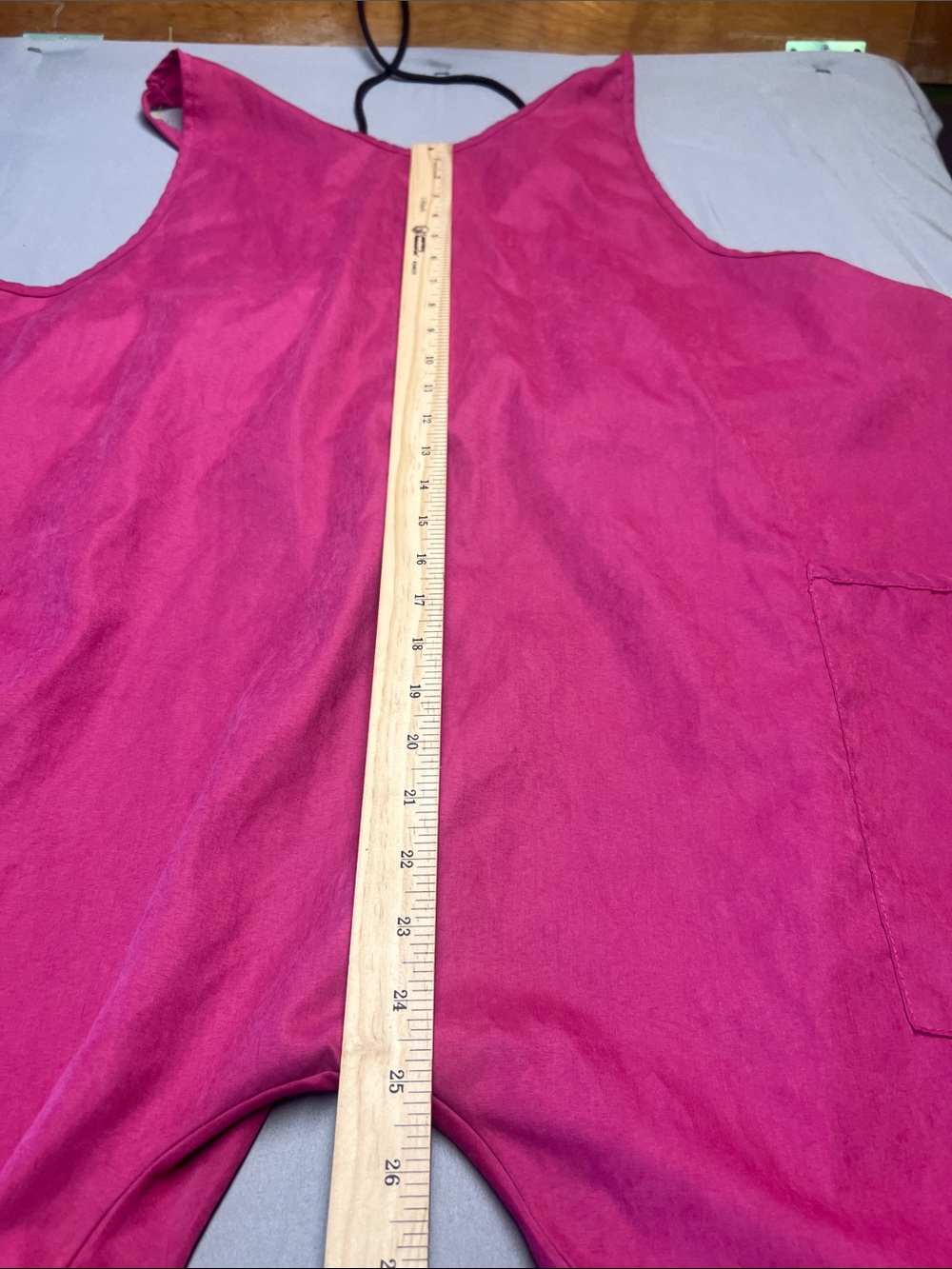 Women's Hot Pink Overalls Jumpsuit - Picture 10 of 10